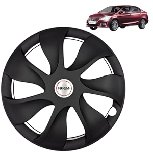 prigan wheel cover for maruti ciaz 15 inch black wheel cap available in 15 inch set of 4 pcs press fitting model- urban black-15