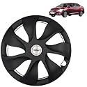 Prigan Wheel Cover for Maruti CIAZ 15 Inch Black Wheel Cap (Available in 15 Inch) (Set of 4 Pcs) (Press Fitting) Model- Urban Black-15