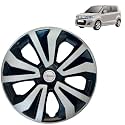 Prigan Wheel Cover for Maruti Suzuki Stingray 14 Inch Black Silver Wheel Cap (Available in 14 Inch) (Set of 4 Pcs) (Press Fitting) Model- TGO-T1-DC-14