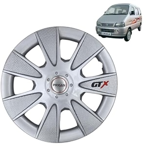 prigan wheel cover for maruti versa 13 inch silver wheel cap available in 1213141516 inch set of 4 pcs press fitting model- gtx silver-13