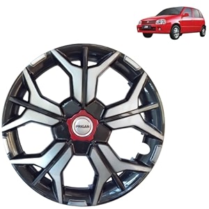 prigan wheel cover for maruti zen 12 inch grey silver wheel cap available in 121314151617 inch set of 4 pcs press fitting model- kia-gtline dc-12