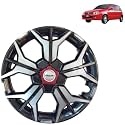 Prigan Wheel Cover for Maruti Zen 12 Inch Grey Silver Wheel Cap (Available in 12,13,14,15,16,17 Inch) (Set of 4 Pcs) (Press Fitting) Model- KIA-GTLINE DC-12