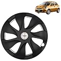 Prigan Wheel Cover for MICRA 14 Inch Black Wheel Cap (Available in 12,13,14,15 Inch) (Set of 4 Pcs) (Press Fitting) Model- URBAN-Black-14