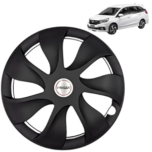 prigan wheel cover for mobilio 15 inch black wheel cap available in 15 inch set of 4 pcs press fitting model- urban black-15