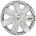 PRIGAN Wheel Cover for MS 14 Inch Silver Wheel Cap (Available in 12,13,14,15 Inch) (Set of 4 Pcs) (Press Fitting) Model- GTX-SILVER-14