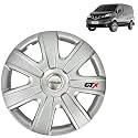 PRIGAN Wheel Cover for Nissan EVALIA 14 Inch Silver Wheel Cap (Available in 12,13,14,15 Inch) (Set of 4 Pcs) (Press Fitting) Model- GTX-SILVER-14
