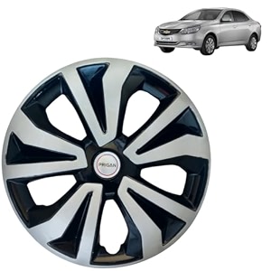 prigan wheel cover for optra 14 inch black silver wheel cap available in 14 inch set of 4 pcs press fitting model- tgo-t1-dc-14