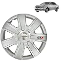 Prigan Wheel Cover for OPTRA 14 Inch Silver Wheel Cap (Available in 12,13,14,15 Inch) (Set of 4 Pcs) (Press Fitting) Model- GTX-SILVER-14