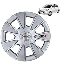 PRIGAN Wheel Cover for Pulse 15 Inch Silver Wheel Cap (Available in 12,13,14,15,16 Inch) (Set of 4 Pcs) (Press Fitting) Model- GTX Silver-15