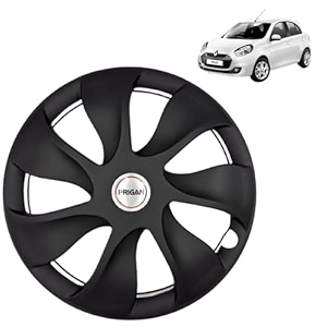 prigan wheel cover for pulse2 14 inch black wheel cap available in 12131415 inch set of 4 pcs press fitting model- urban-black-14