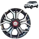 Prigan Wheel Cover for Punch 15 Inch Grey Silver Wheel Cap (Available in 12,13,14,15,16,17 Inch) (Set of 4 Pcs) (Press Fitting) Model- KIA-GTLINE DC-15