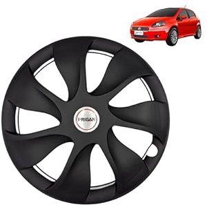 prigan wheel cover for punto 15 inch black wheel cap available in 15 inch set of 4 pcs press fitting model- urban black-15