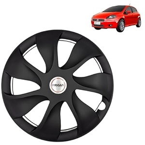 prigan wheel cover for punto3 14 inch black wheel cap available in 12131415 inch set of 4 pcs press fitting model- urban-black-14