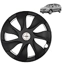 Prigan Wheel Cover for Renault LODGY 15 Inch Black Wheel Cap (Available in 15 Inch) (Set of 4 Pcs) (Press Fitting) Model- Urban Black-15