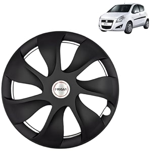 prigan wheel cover for ritz 14 inch black wheel cap available in 12131415 inch set of 4 pcs press fitting model- urban-black-14