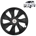 PRIGAN Wheel Cover for Ritz 14 Inch Black Wheel Cap (Available in 12,13,14,15 Inch) (Set of 4 Pcs) (Press Fitting) Model- URBAN-Black-14