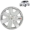 Prigan Wheel Cover for Ritz 14 Inch Silver Wheel Cap (Available in 12,13,14,15 Inch) (Set of 4 Pcs) (Press Fitting) Model- GTX-SILVER-14