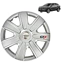 PRIGAN Wheel Cover for Scross Silver Wheel Cover 16" for Maruti Scross (Set of 4 Pcs) (Press Fitting) Model Name- GTX Silver 16