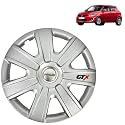 Prigan Wheel Cover for Swift (All VARIANTS) 14 Inch Silver Wheel Cap (Available in 12,13,14,15 Inch) (Set of 4 Pcs) (Press Fitting) Model- GTX-SILVER-14