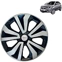 Prigan Wheel Cover for TATA Bolt 14 Inch Black Silver Wheel Cap (Available in 14 Inch) (Set of 4 Pcs) (Press Fitting) Model- TGO-T1-DC-14