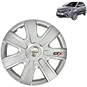PRIGAN Wheel Cover for TATA Bolt 14 Inch Silver Wheel Cap (Available in 12,13,14,15 Inch) (Set of 4 Pcs) (Press Fitting) Model- GTX-SILVER-14