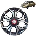 Prigan Wheel Cover for TATA MANZA 15 Inch Grey Silver Wheel Cap (Available in 12,13,14,15,16,17 Inch) (Set of 4 Pcs) (Press Fitting) Model- KIA-GTLINE DC-15