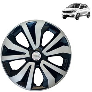 prigan wheel cover for tata tiago new 14 inch black silver wheel cap available in 14 inch set of 4 pcs press fitting model- tgo-t1-dc-14