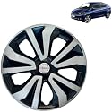 PRIGAN Wheel Cover for TATA TIGOR 14 Inch Black Silver Wheel Cap (Available in 14 Inch) (Set of 4 Pcs) (Press Fitting) Model- TGO-T1-DC-14