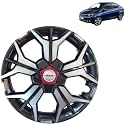 PRIGAN Wheel Cover for TATA TIGOR 14 Inch Grey Silver Wheel Cap (Available in 12,13,14,15,16,17 Inch) (Set of 4 Pcs) (Press Fitting) Model- KIA-GTLINE DC-14