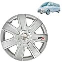 Prigan Wheel Cover for TATA Winger (Old Shape Only) 14 Inch Silver Wheel Cap (Available in 12,13,14,15 Inch) (Set of 4 Pcs) (Press Fitting) Model- GTX-SILVER-14