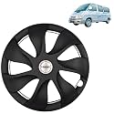PRIGAN Wheel Cover for TATA Winger (Old Shape Only) 14 Inch Black Wheel Cap (Available in 12,13,14,15 Inch) (Set of 4 Pcs) (Press Fitting) Model- URBAN-Black-14