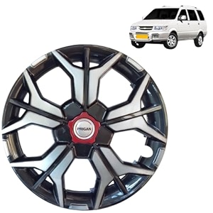 prigan wheel cover for tavera 15 inch grey silver wheel cap available in 121314151617 inch set of 4 pcs press fitting model- kia-gtline dc-15