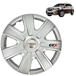 prigan wheel cover for terrano silver wheel cover 1634 for terrano set of 4 pcs press fitting model name- gtx silver 16