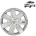 Prigan Wheel Cover for Tiago 14 Inch Silver Wheel Cap (Available in 12,13,14,15 Inch) (Set of 4 Pcs) (Press Fitting) Model- GTX-SILVER-14