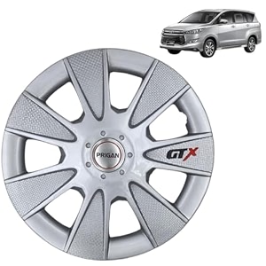 prigan wheel cover for toyota innova old 15 inch silver wheel cap available in 1213141516 inch set of 4 pcs press fitting model- gtx silver-15