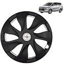 Prigan Wheel Cover for Toyota INNOVA Old 15 Inch Black Wheel Cap (Available in 15 Inch) (Set of 4 Pcs) (Press Fitting) Model- Urban Black-15