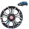 PRIGAN Wheel Cover for Toyota Platinum ETIOS 15 Inch Grey Silver Wheel Cap (Available in 12,13,14,15,16,17 Inch) (Set of 4 Pcs) (Press Fitting) Model- KIA-GTLINE DC-15