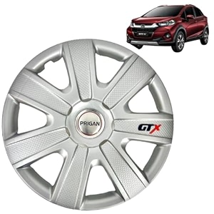 prigan wheel cover for wrv silver wheel cover 1634 for wrv set of 4 pcs press fitting model name- gtx silver 16