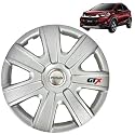 PRIGAN Wheel Cover for WRV Silver Wheel Cover 16" for WRV (Set of 4 Pcs) (Press Fitting) Model Name- GTX Silver 16