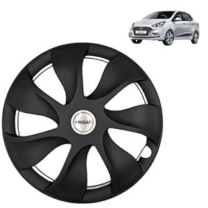 prigan wheel cover for xcent 14 inch black wheel cap available in 12131415 inch set of 4 pcs press fitting model- urban-black-14