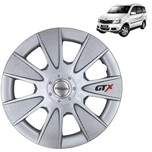 prigan wheel cover for xylo 15 inch silver wheel cap available in 1213141516 inch set of 4 pcs press fitting model- gtx silver-15