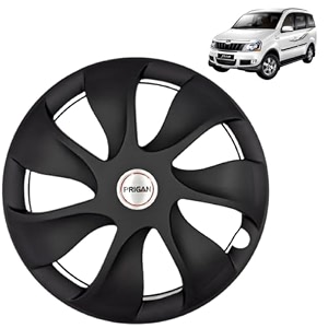 prigan wheel cover for xylo 15 inch black wheel cap available in 15 inch set of 4 pcs press fitting model- urban black-15