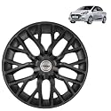 Prigan Xcent Matte Black Wheel Cover 14" for Xcent,(Set of 4 Pcs) (Press Fitting) Model- Phantom_Black_14