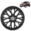 Prigan Zen Estilo Matte Black Wheel Cover 13" for Zen Estilo,(Set of 4 Pcs) (Press Fitting) Model- Phantom Matte Black 13
