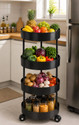 PRIKAP ENTERPRISE 4-tier Multipurpose Plastic Fruit 