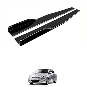 75cm car side skirt rocker splitters diffuser winglet extensions side trim spoiler lip universal bottom line side skirts for cars compatible with a-ccent