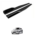 75cm Car Side Skirt Rocker Splitters, Diffuser Winglet Extensions, Side Trim Spoiler Lip, Universal Bottom Line Side Skirts for Cars Compatible with A-ccent