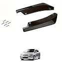 Rear Bumper Splitter Lip &amp; Side Spoiler Canards Diffuser – Universal Car Styling Trim (Black, Pack of 2) Compatible with A-ccent