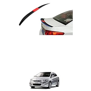 spoiler three part adjustable trimmable car spoiler car lip spoiler with dual adhesive tape compatible with a-ccent