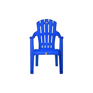 prima baby plastic chair 124 modern and comfortable with backrest for study  play  desk  kids with arms for homeschooldining for 2 to 6 years age set of 1 blue